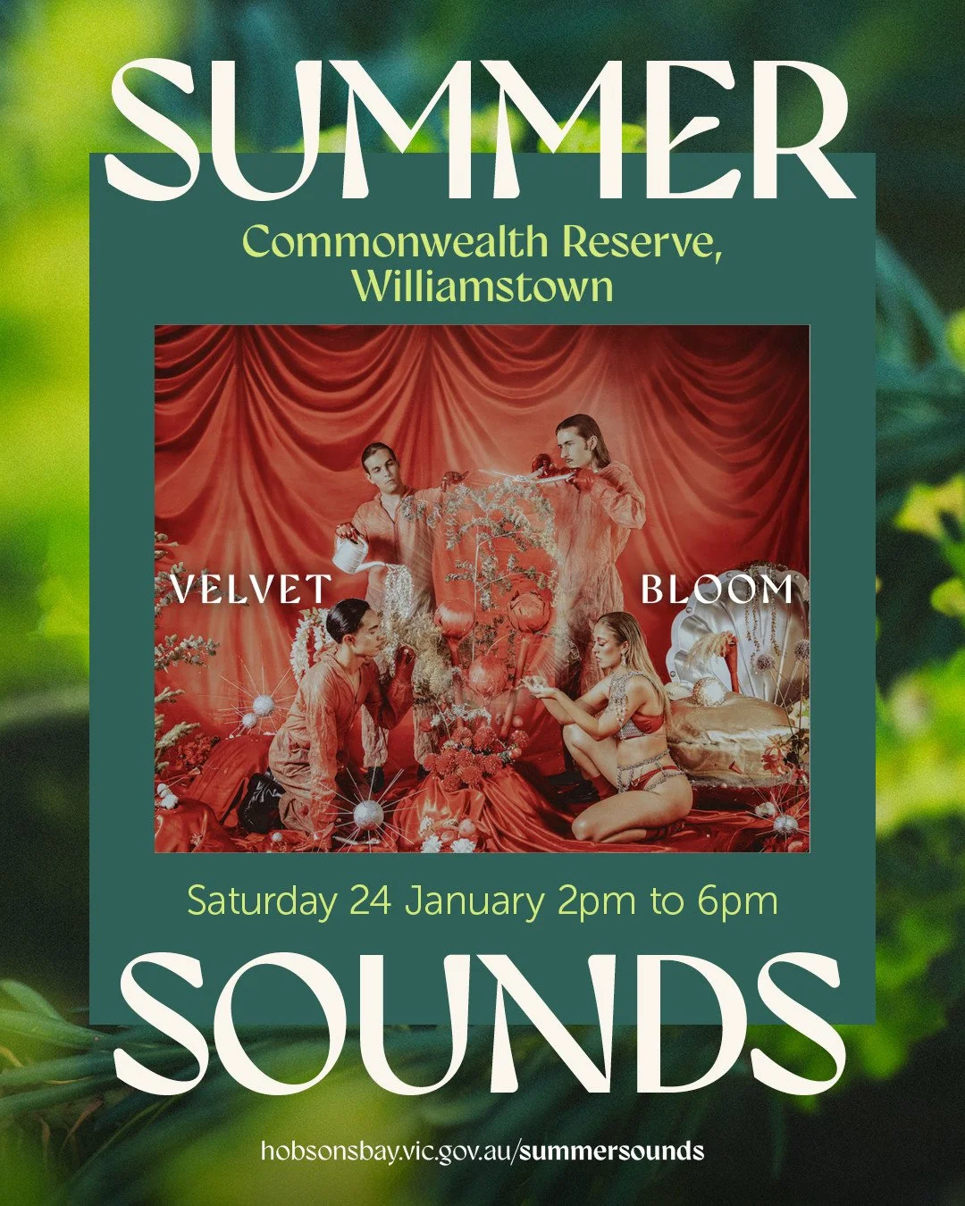 Our first Summer Sounds of the season features soul-pop extraordinaries Velvet Bloom, the indie magic of Ruby Mae and the high priestess of Melbourne soul herself, Kylie Auldist, all taking to the stage in Williamstown! ⁠
⁠
📅 Saturday 24 January, 2p