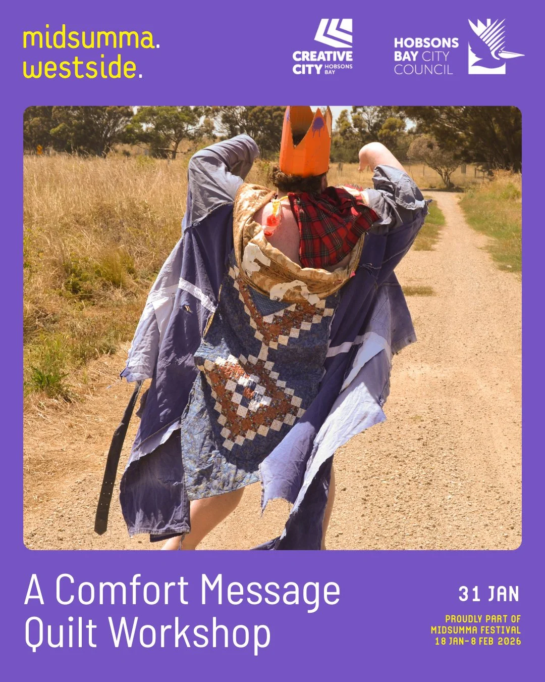 Featured as part of the new exhibition '2099: Messages to our Queer Future' at @louisjoelartscommunity, this workshop invites participants to personalise a textile square using secondhand materials that will form a quilt encapsulating the queer commu