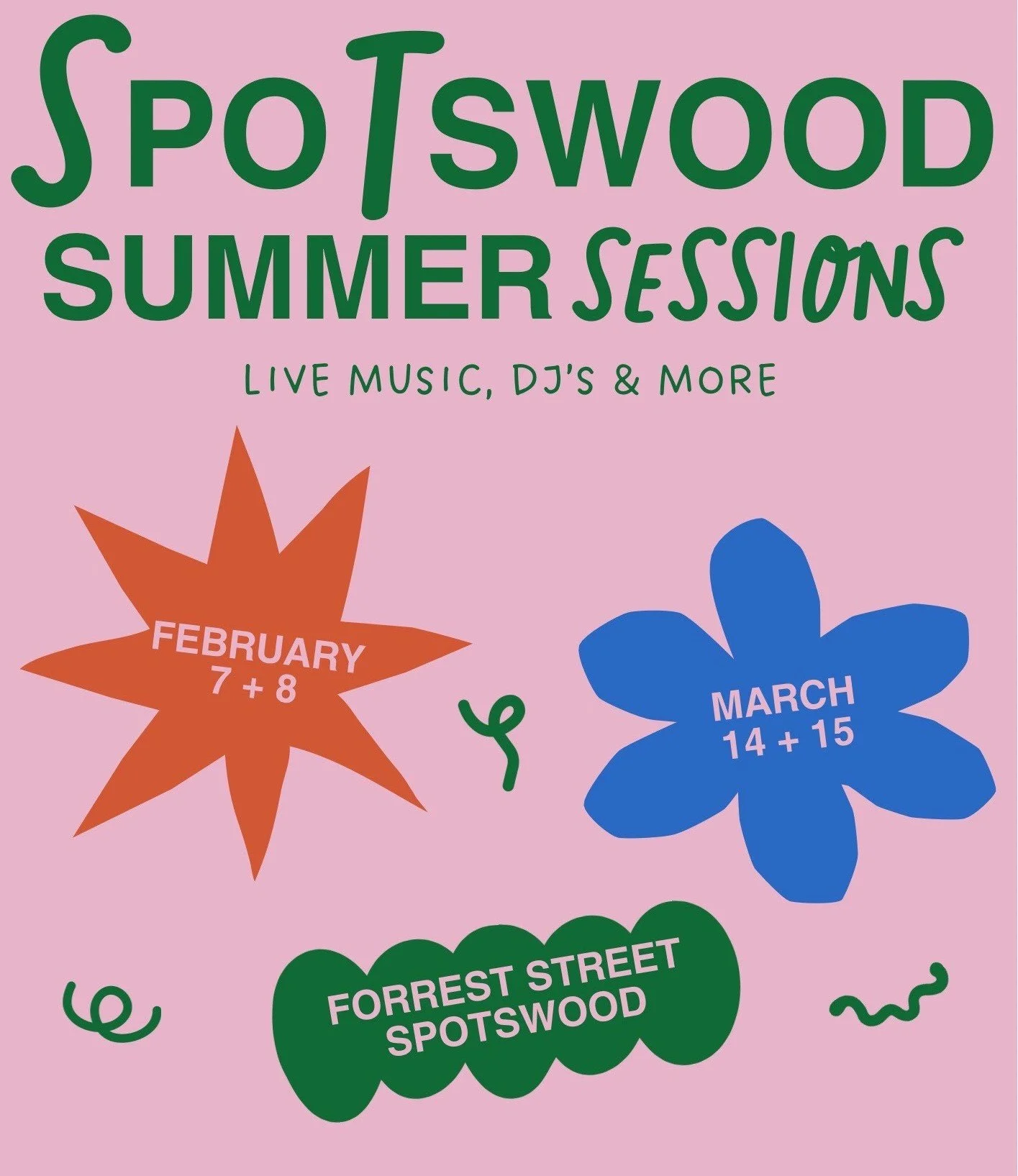 Spotswood Summer Sessions returns this weekend! 

Featuring local musicians, bands and DJs, this will be the perfect opportunity to enjoy live music, grab some treats from nearby traders, and soak up the summer vibes!

📍 Forrest Street, Spotswood

B