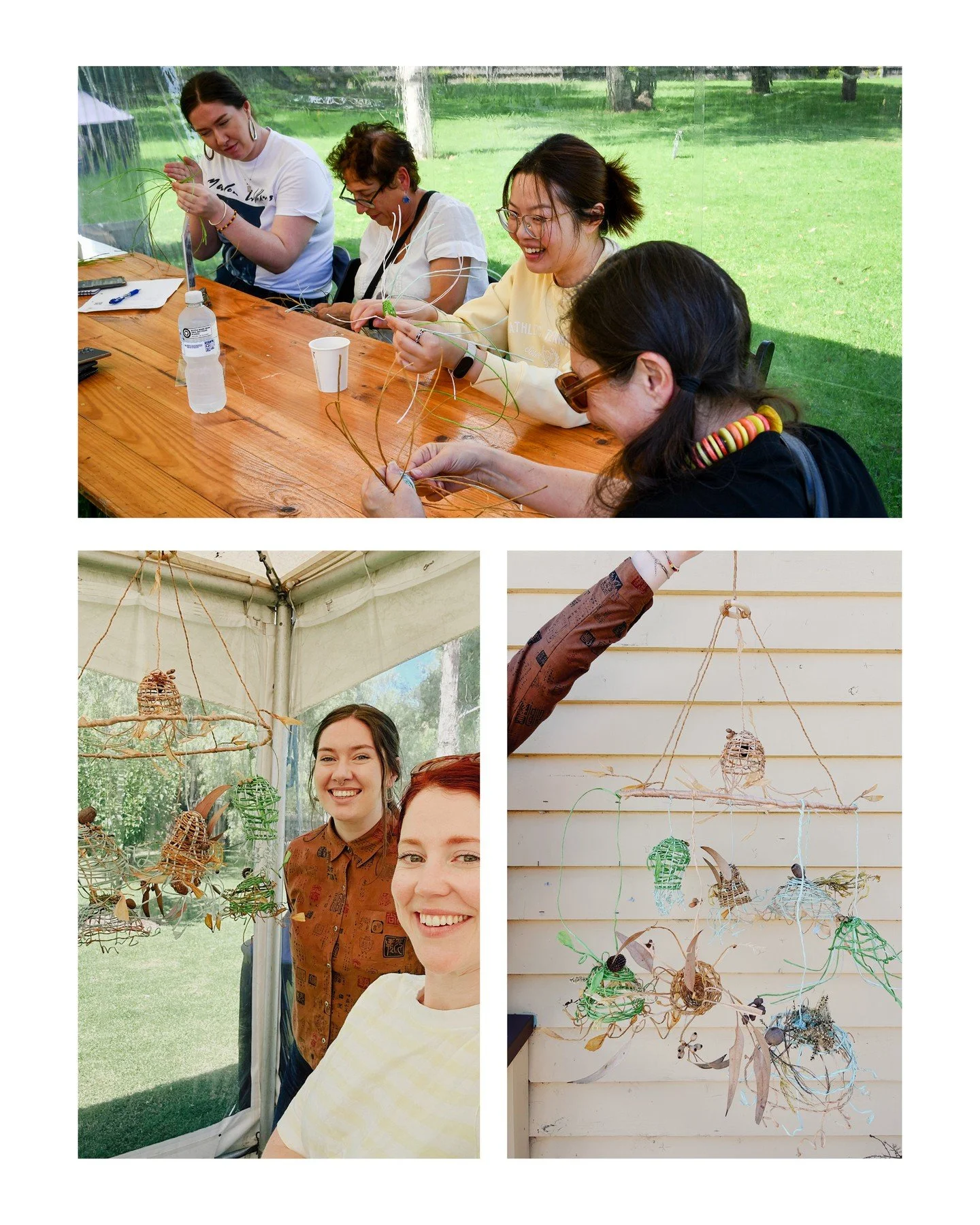 That's a wrap for Dear Agnes 2026! It was great to see so many people come along to experience the artworks at Truganina Explosives Reserve and participate in workshops, walks and talks inspired by local landscapes and the legacy of artist Agnes Dene