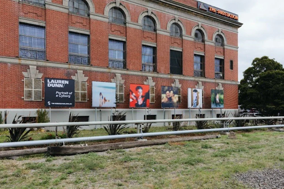 If you&rsquo;re making the most of free public transport this April, keep an eye out while you&rsquo;re passing Newport Station. 

Portrait of a Cyborg is a series of works by @dunnlauren that addresses the flux of digital images, algorithms and the 