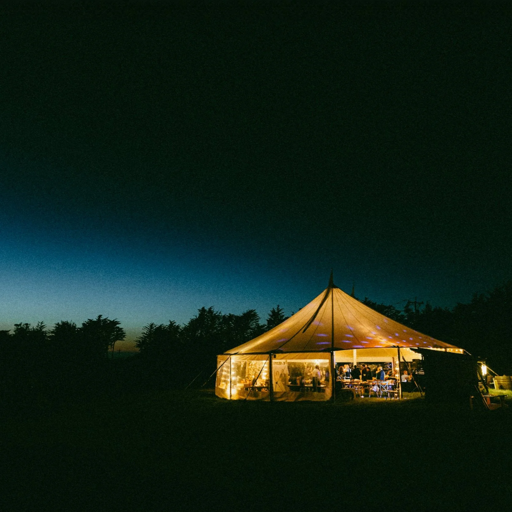 Beautifully Lit Tent At Night.jpg