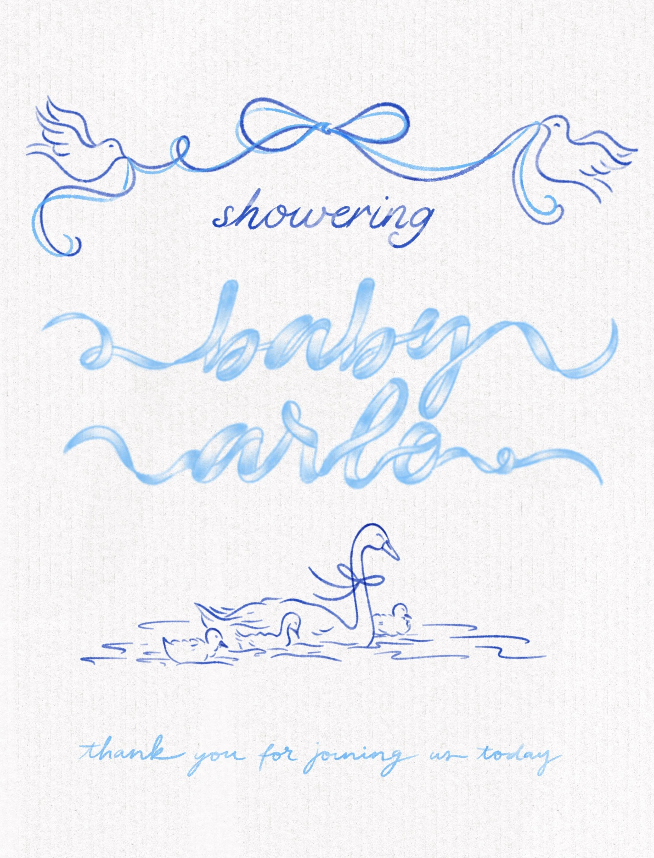 Baby Shower Welcome Sign