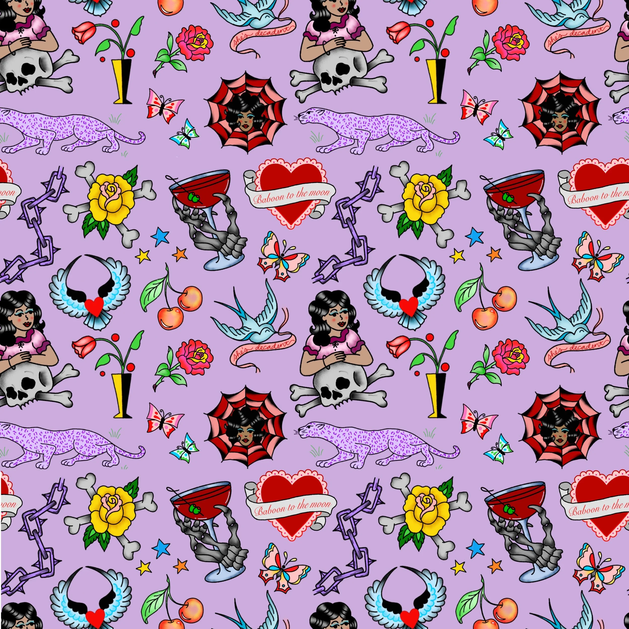 Baboon to the Moon Internal Bag Lining 