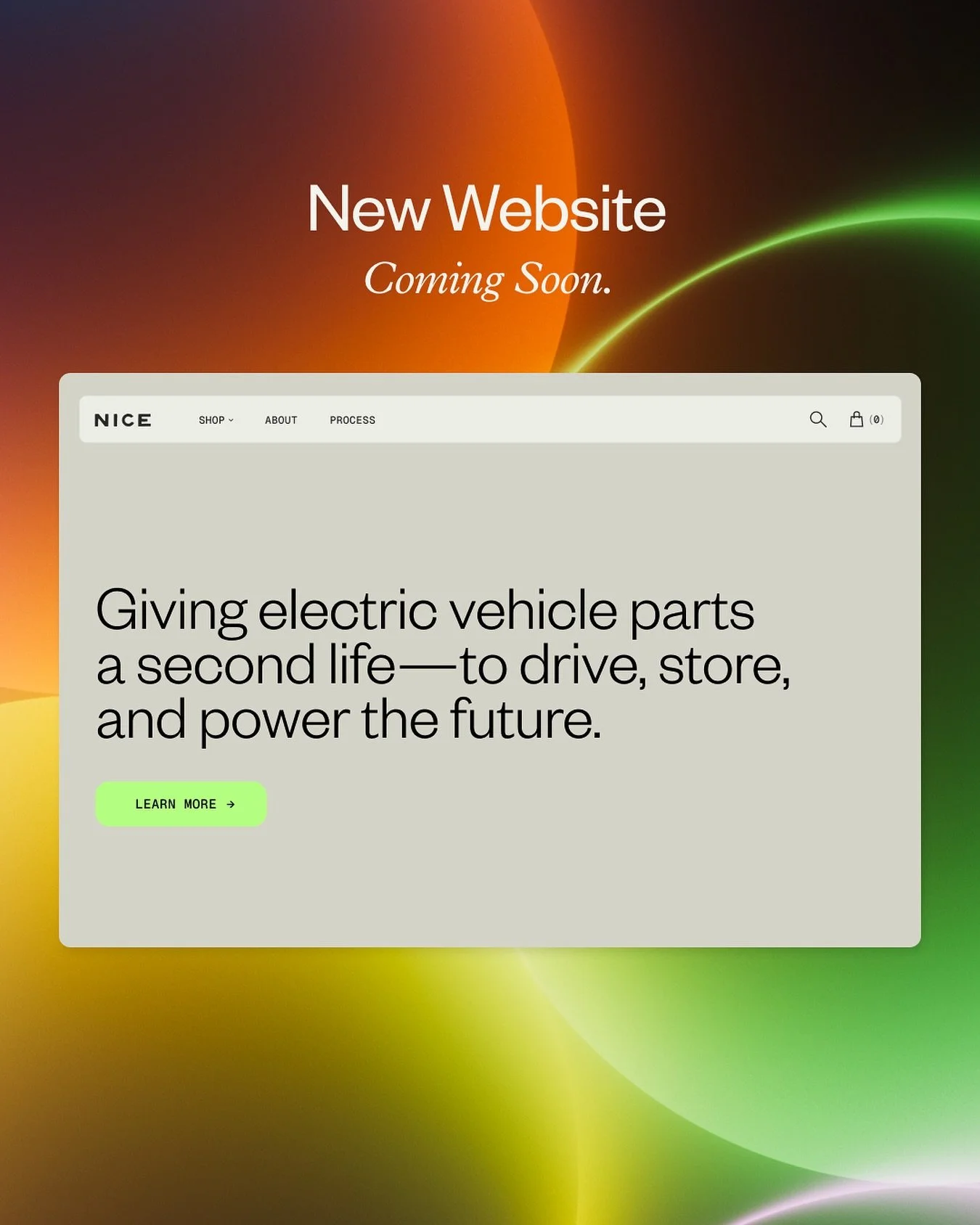 A new chapter is taking shape.

Our new platform is almost here &mdash; and with it, a clearer picture of where we&rsquo;re headed. We&rsquo;re no longer just converting cars. We&rsquo;re reclaiming value, designing traceable systems, and making seco