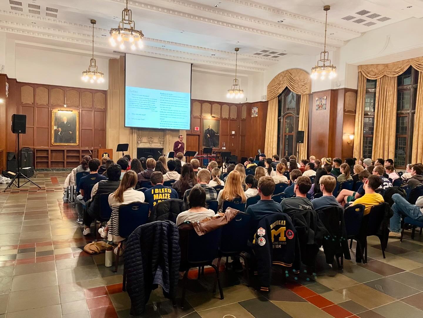 Recruiting never stops, and today we are bleeding maize &amp; blue today! 💛💙 What a treat to be at @rufmichigan last night and spend the day in Ann Arbor. We would love to welcome some Michigan students to Birmingham next year for the Iron City Fel