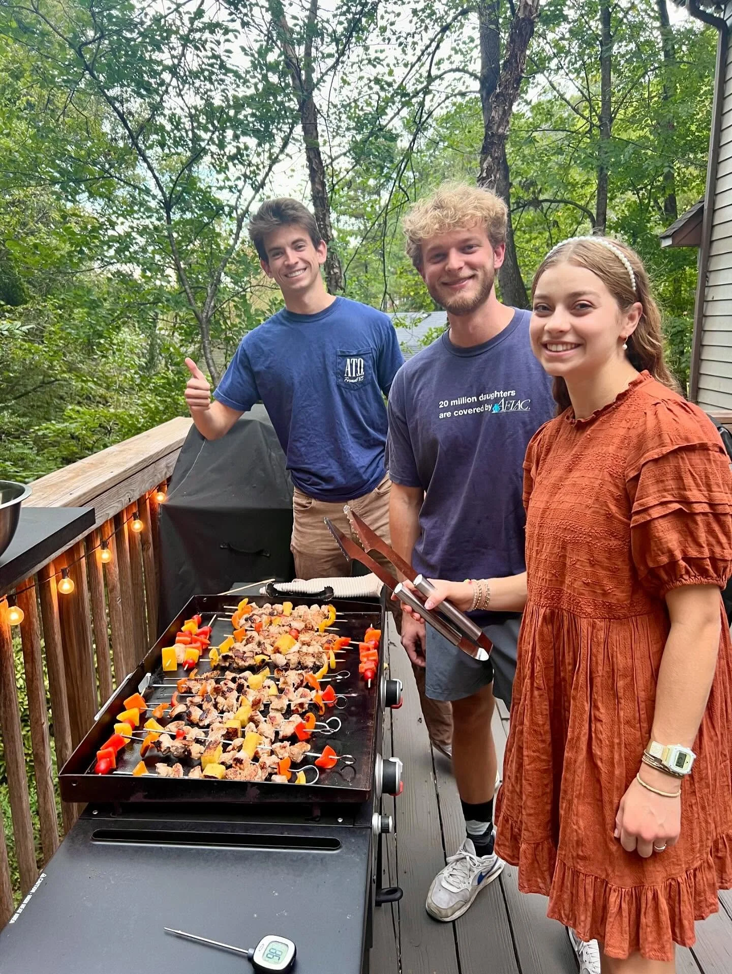 Roundtable: Week 4, The Highlights &mdash; 

Venue: The Schaffeld&rsquo;s Home 🏡 (@collinsschaffeld)
Cooking Partners: Hallie &amp; Marshall
Menu: All Things Kabobs 🍡
Guest: Mark Midyette 
Topic: Stewardship, the second topic in our &ldquo;Life Ski