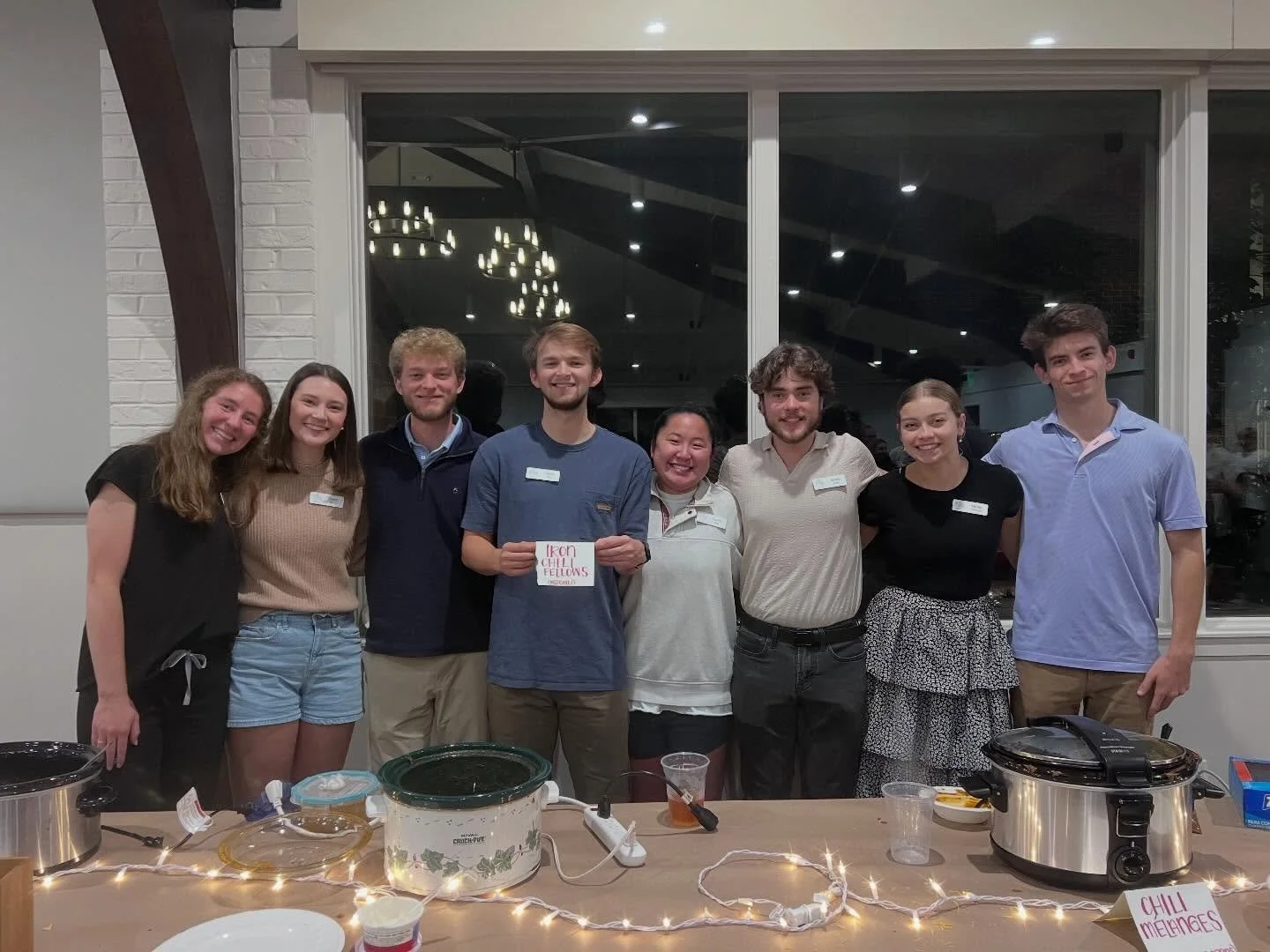 🌶️🌶️🌶️ Nearly snuck out a win in Covenant&rsquo;s Annual Chili Cook Off tonight! #ironchilifellows