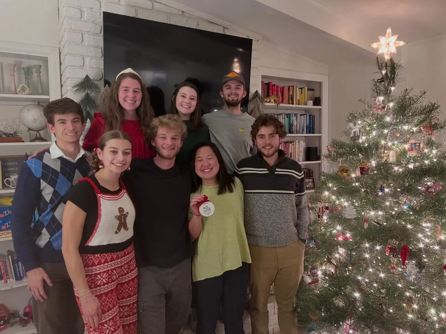 Wishing you &amp; yours the merriest Christmas from the Iron City Fellows!!! ❤️💚🤍 We had the best evening last week celebrating together before we all scatter until the New Year. @casey_partee won the evening with her handmade ornaments for everyon