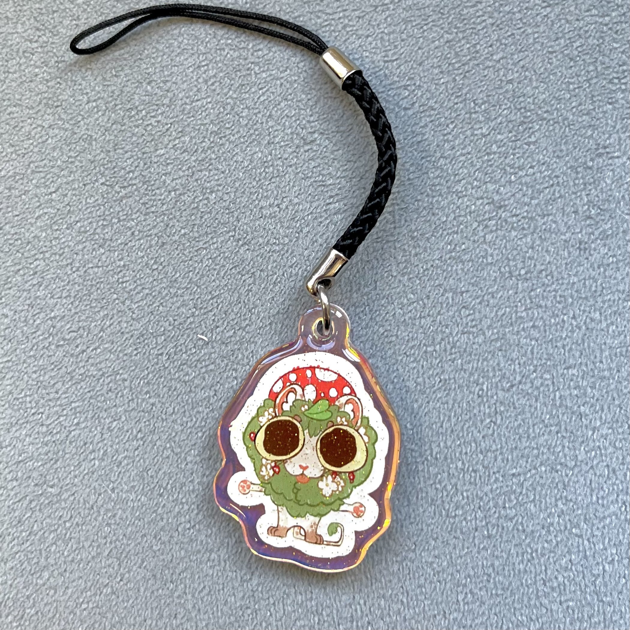 Moss phone charm!
