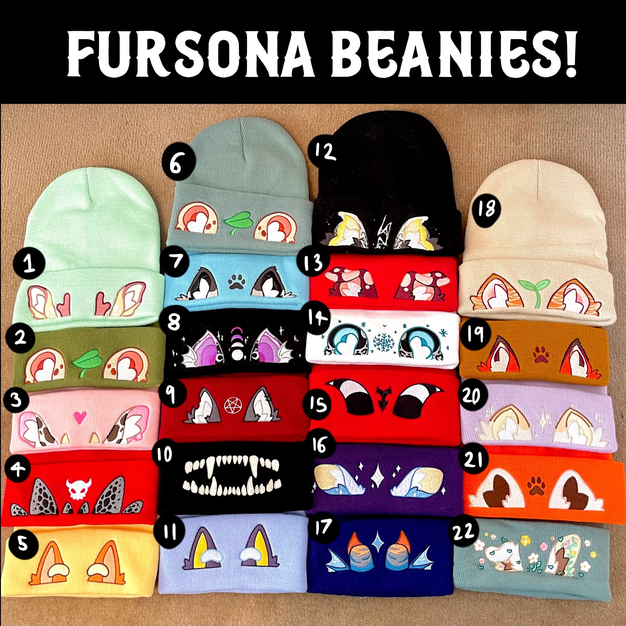 Fursona beanies!