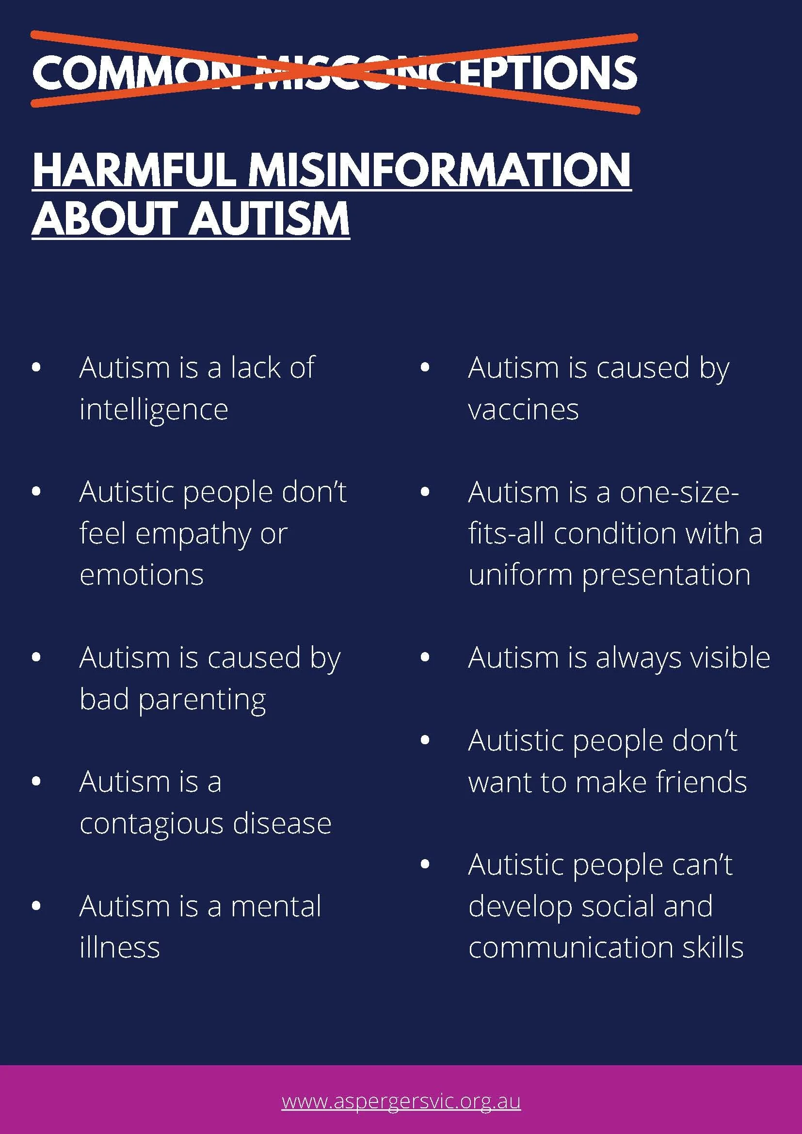 What Autism is NOT