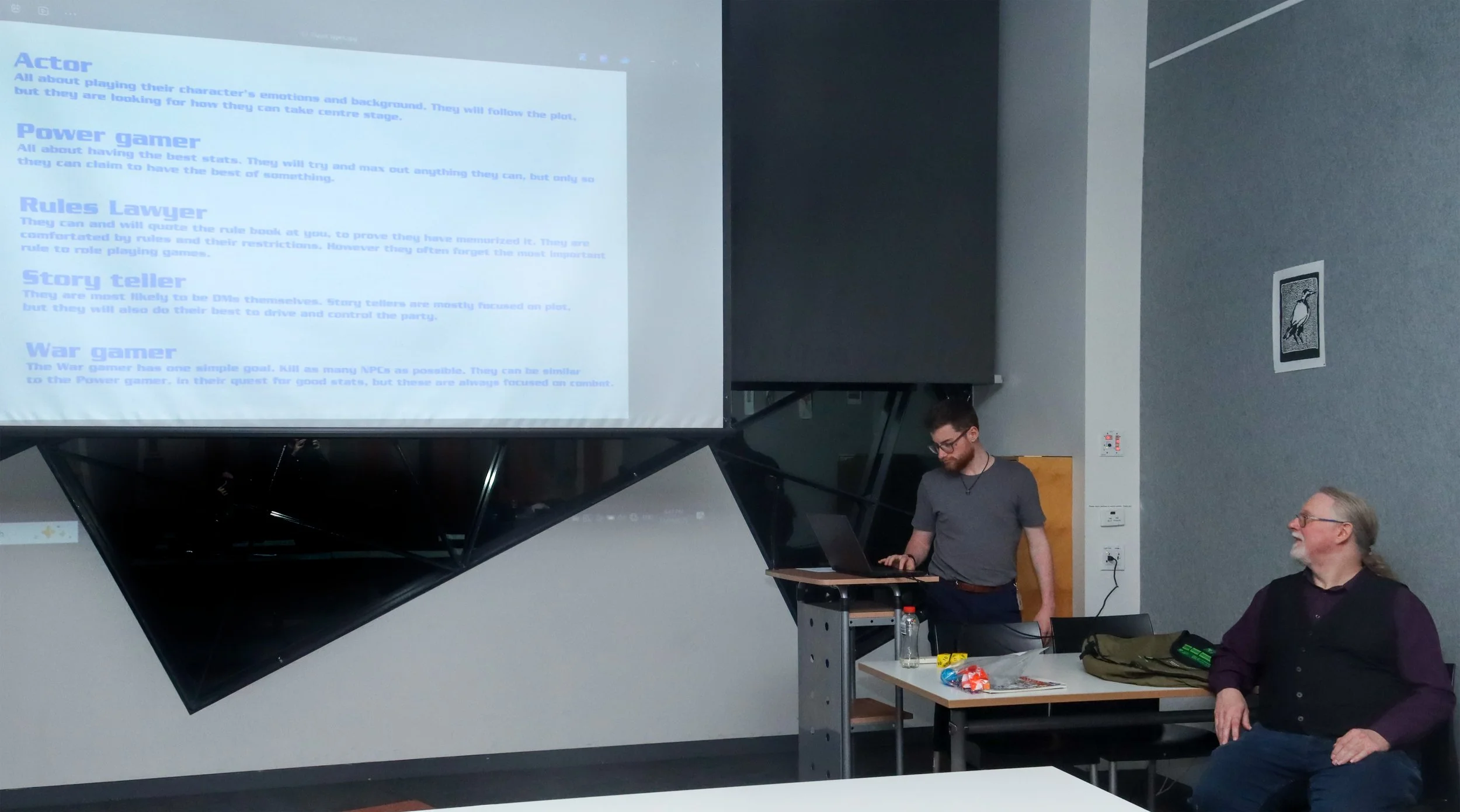 Dungeons and Dragons Rules on the Screen