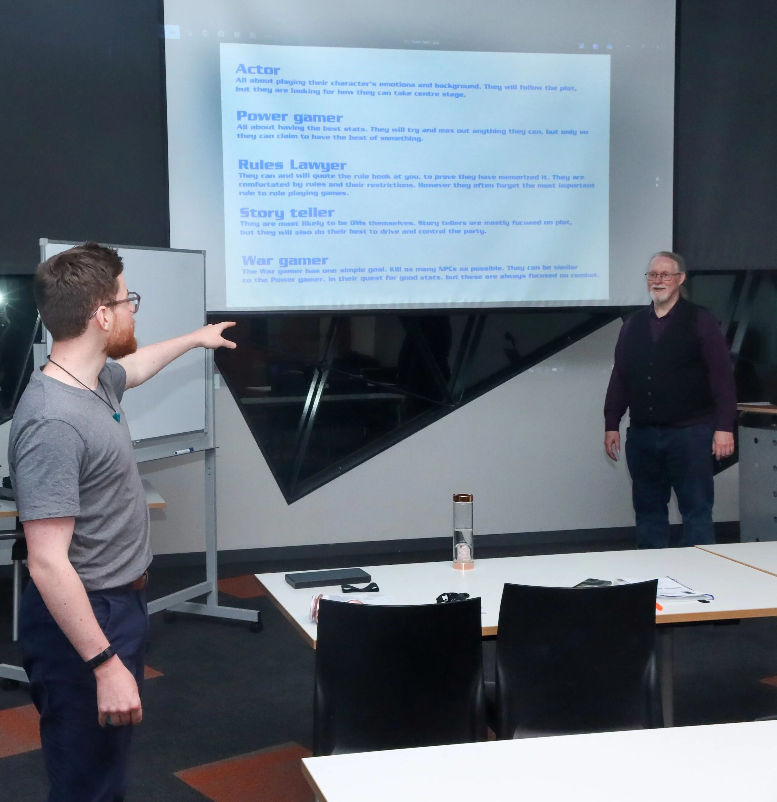 Demonstrating the Play Styles of Dungeons and Dragons