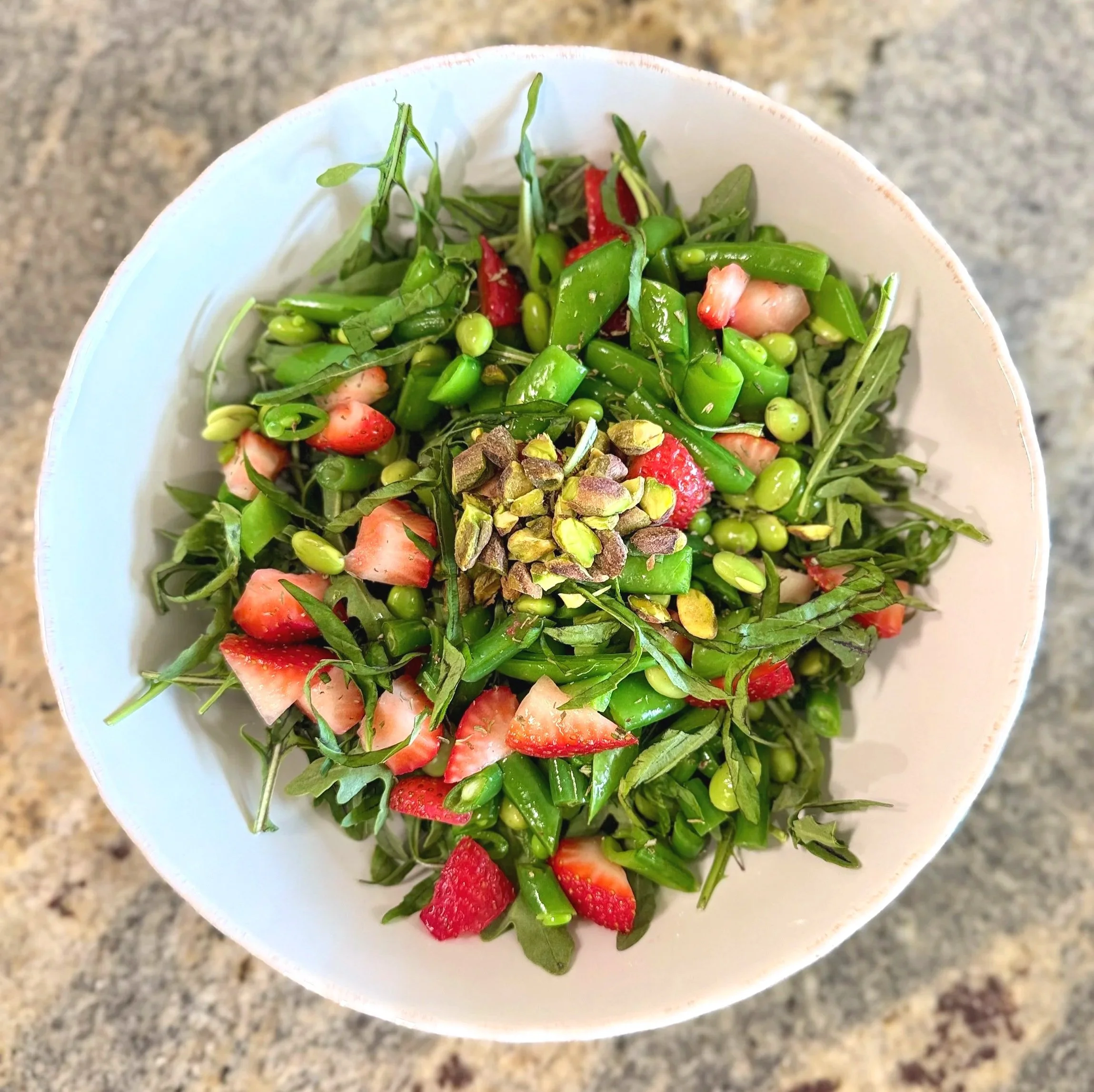 Strawberry Bean Salad with Lemon-Herb Vinaigrette