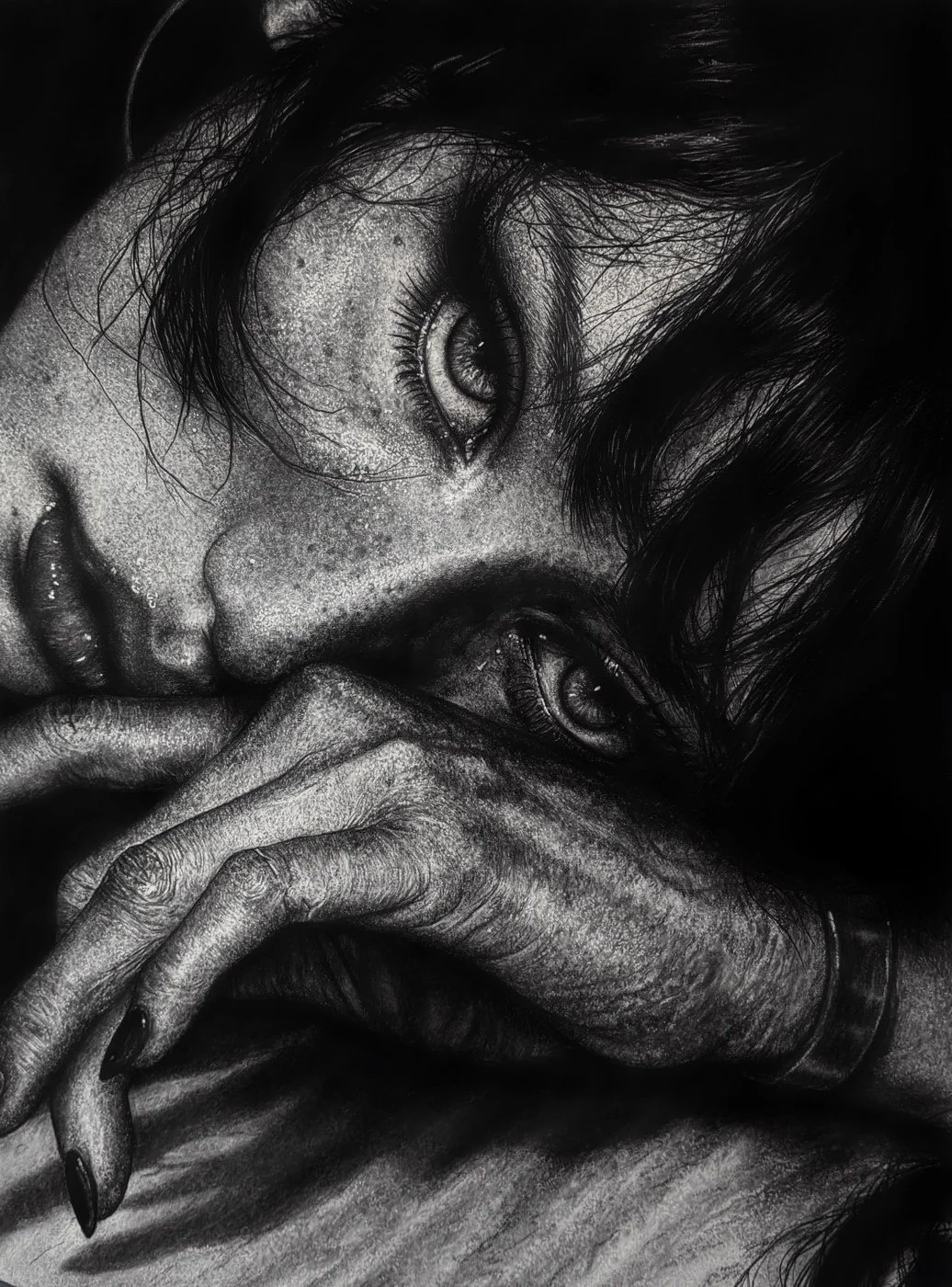 Limerence 18x24in Charcoal