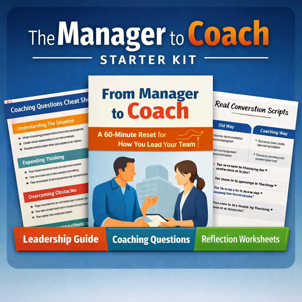 From Manager to Coach in 60 Minutes. 
