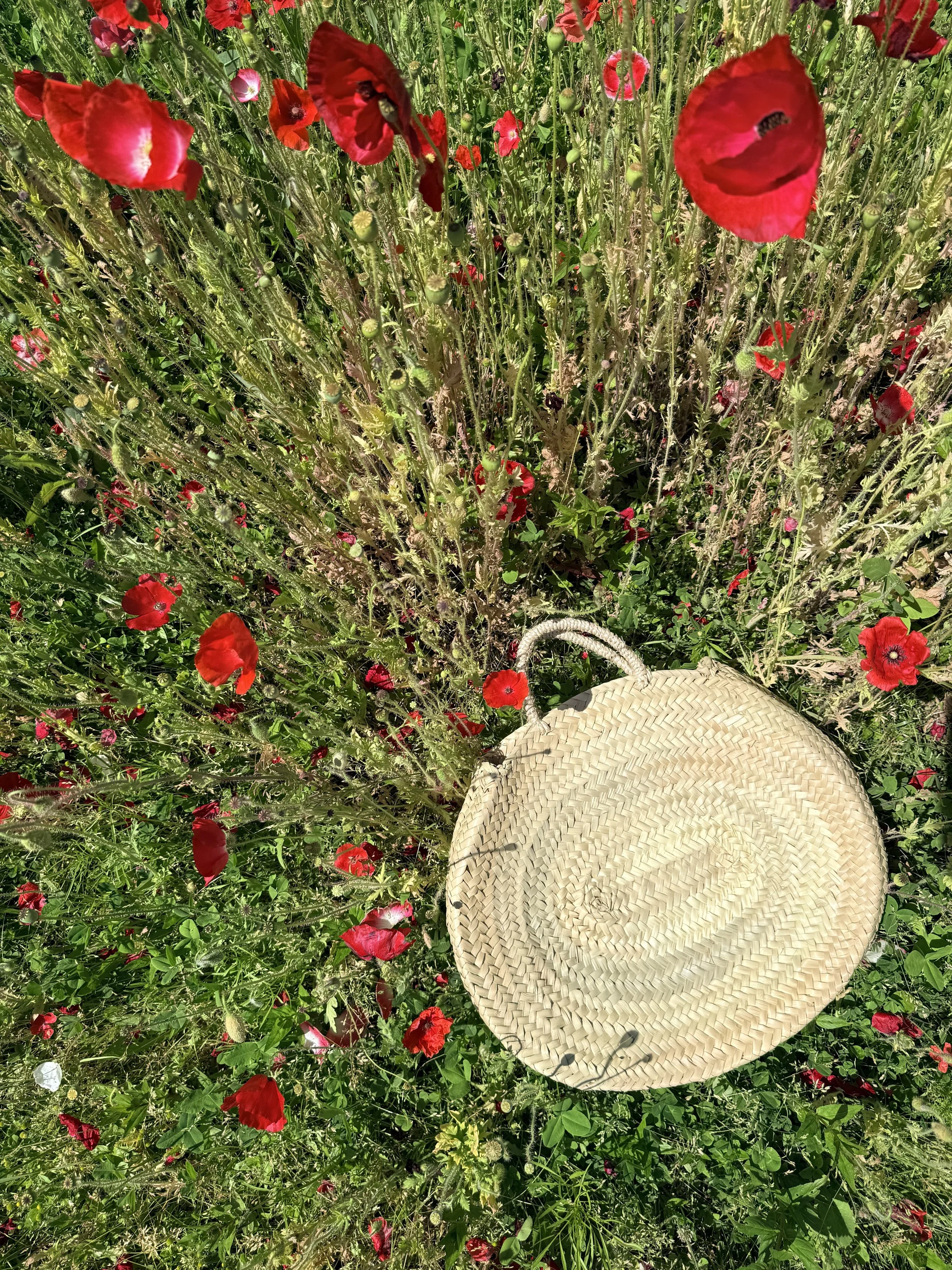 Straw Moroccan Basket Bag