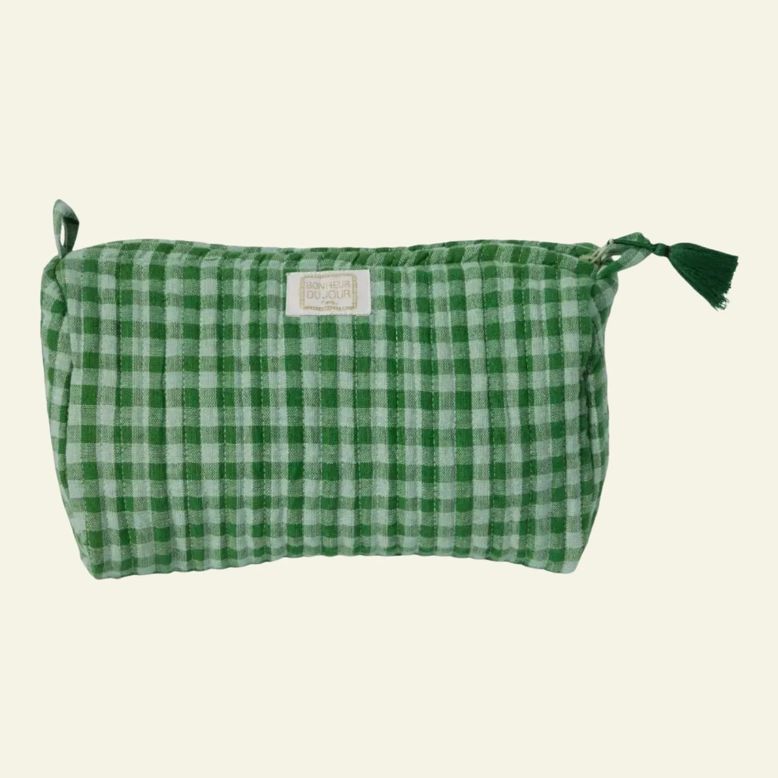 green gingham french pouch.jpg