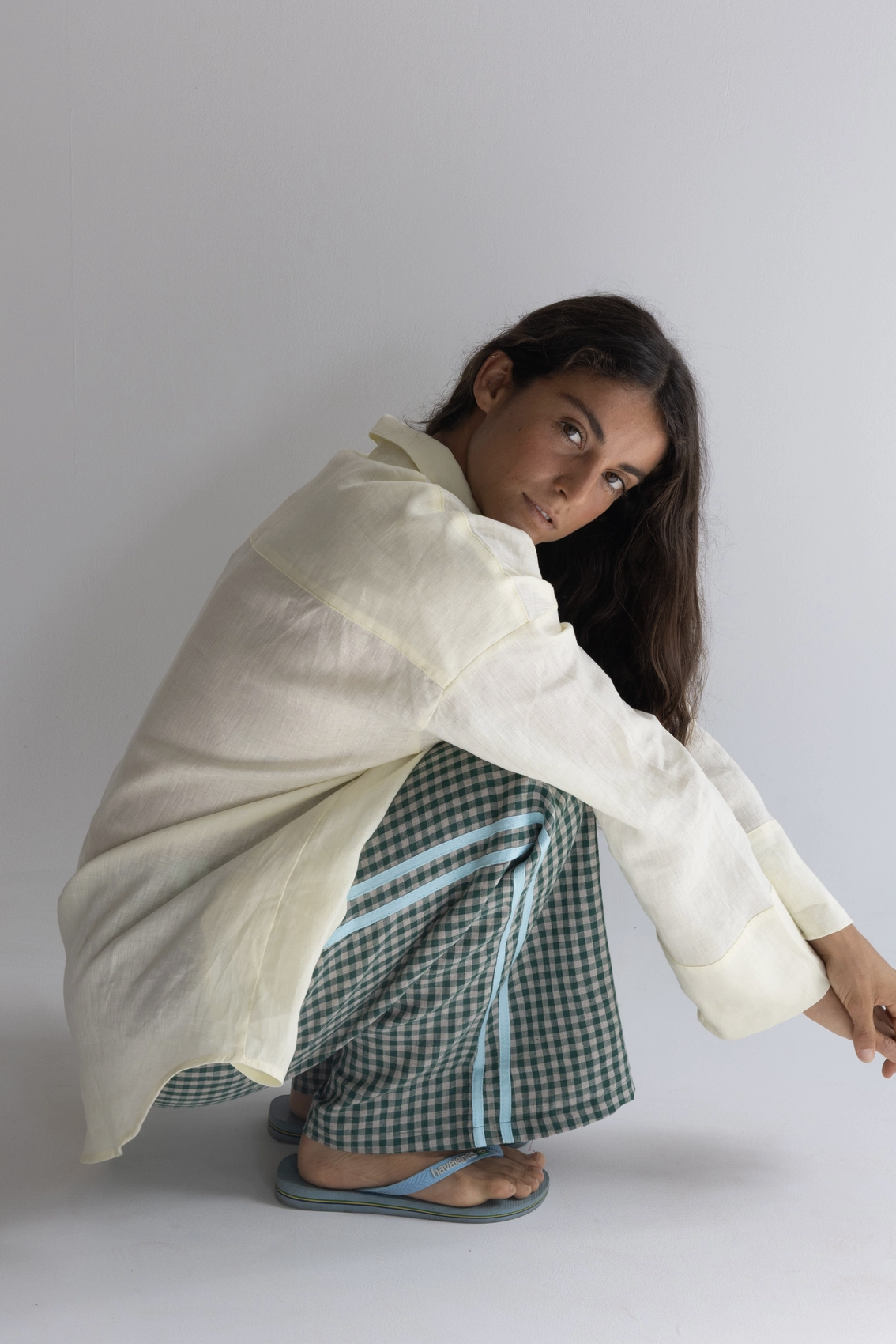 green gingham track pant 1.png