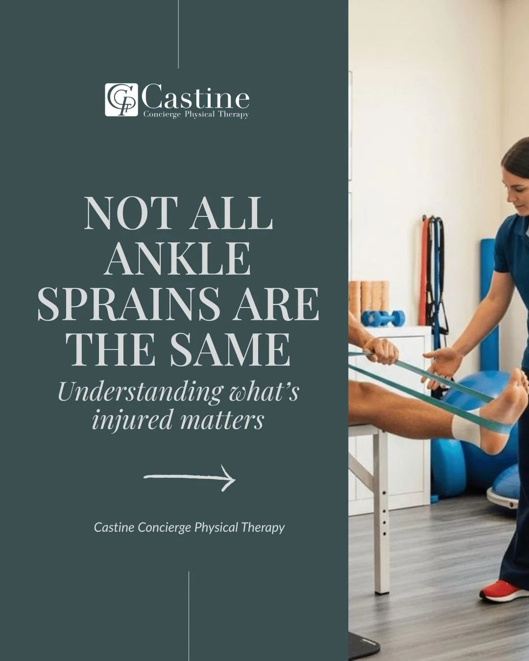 Ankle sprains aren&rsquo;t &ldquo;one-size-fits-all.&rdquo;
Different ligaments = different rehab needs.

Understanding your injury is the first step toward lasting recovery.

#AnkleInjury #SportsRehab #PhysicalTherapyWorks #MovementHealth
#DCPhysica