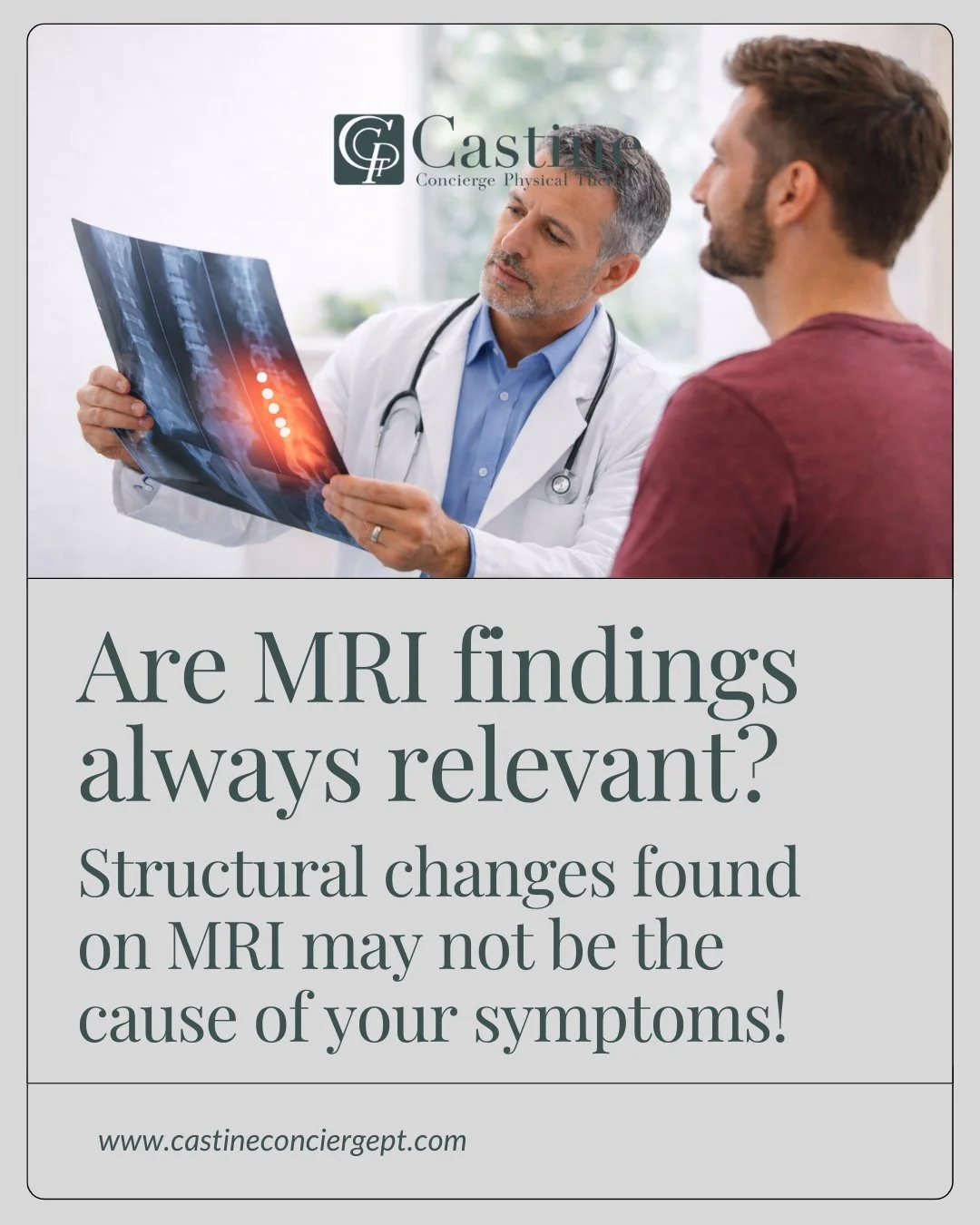 Research by Brinjikji and colleagues demonstrates that spinal &ldquo;abnormalities&rdquo; are common in people without pain and increase with age.
Similarly, Cooper and colleagues found high rates of shoulder MRI findings in elite climbers who report