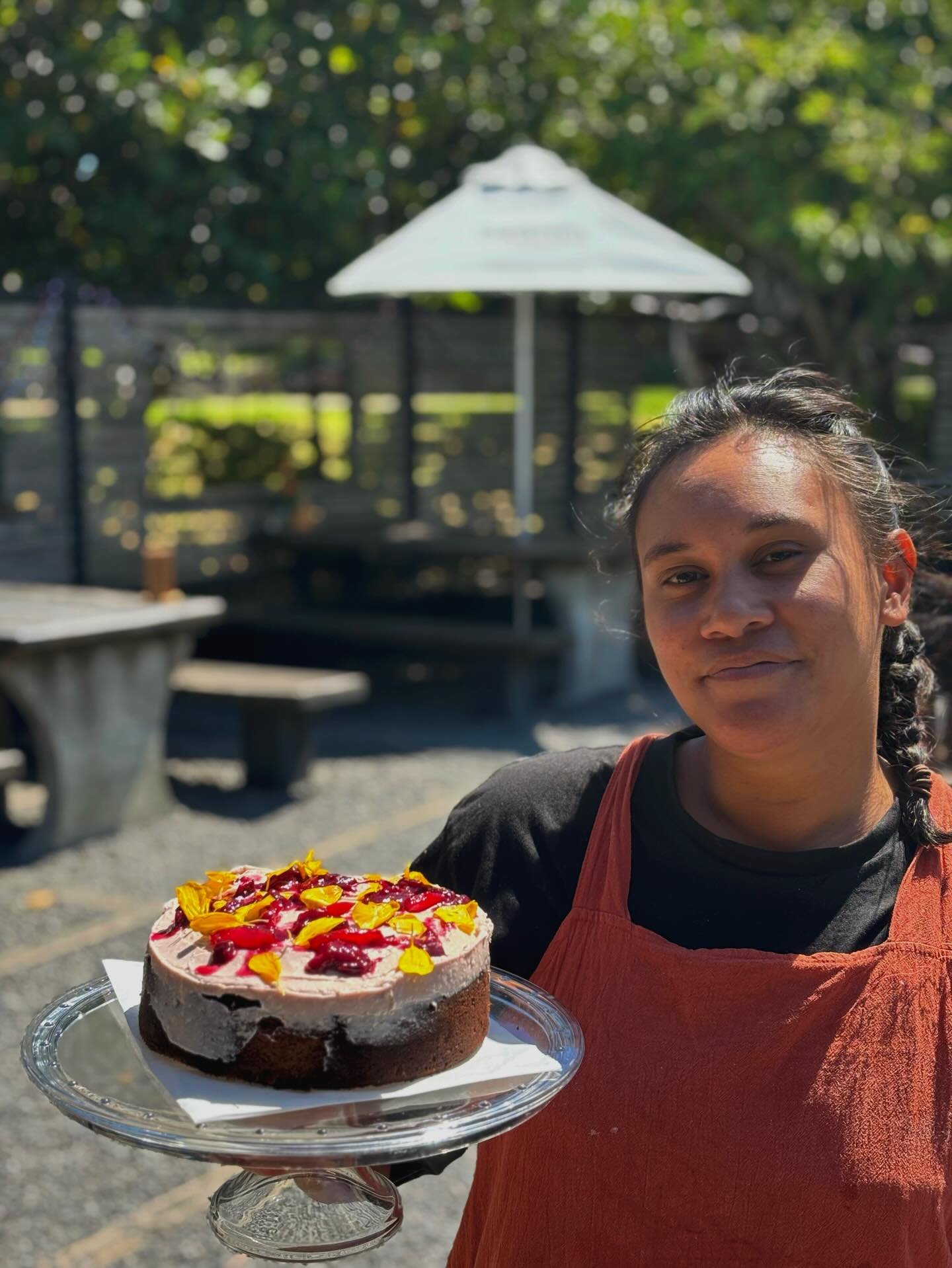 Another day, Another Doris Plum Tea Cake 
Open today tomorrow and the day after that