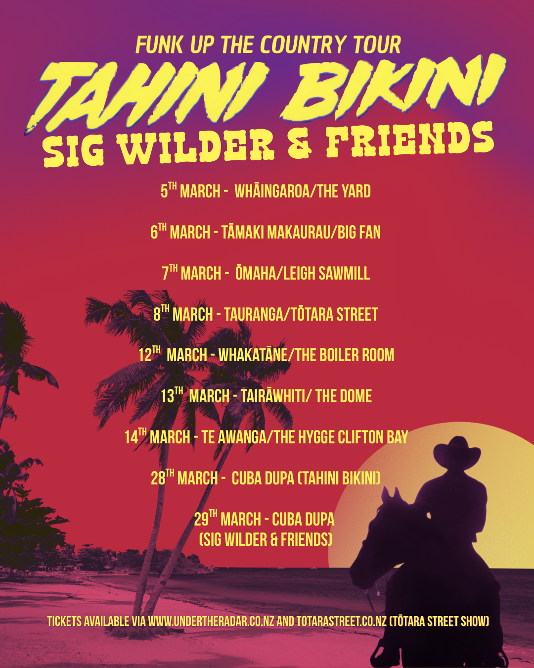 TAHINI BIKINI w SIG WILDER & FRIENDS 