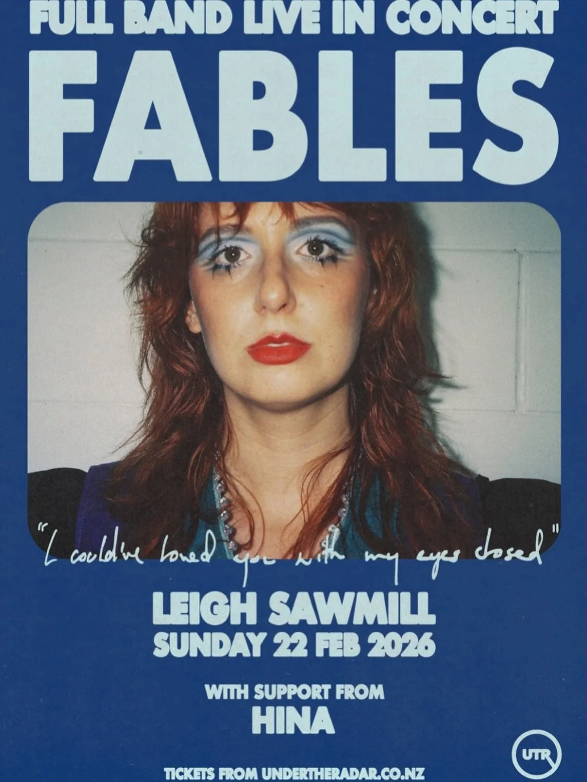 This Sunday arvo is all about the lush sounds of  @officialfables with fill band and @hinabeaming in support ✨ tix @undertheradarnz and in the door