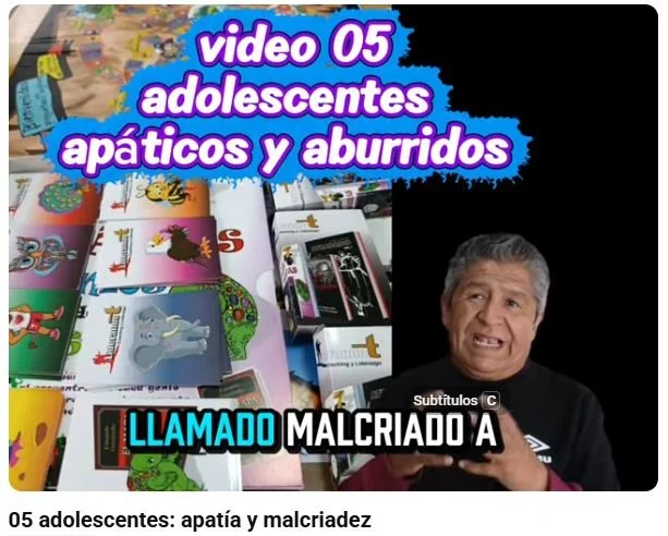 05 ADOLESCENTES: APATIA Y MALCRIADES