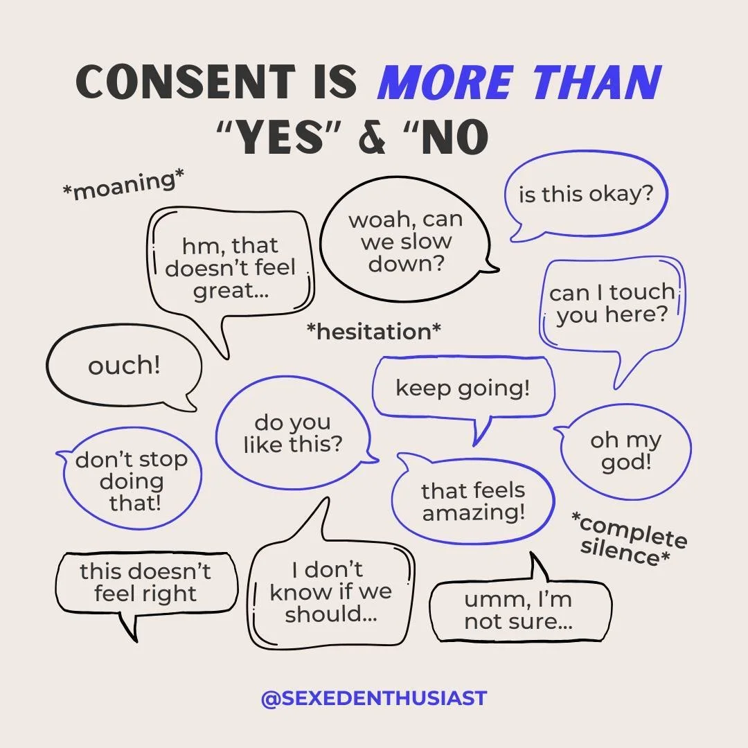Consent is so much more than a simple &lsquo;yes&rsquo; or &lsquo;no.&rsquo; It&rsquo;s an ongoing, mutual check-in that ensures everyone involved feels safe, respected, and genuinely enthusiastic. Consent includes reading nonverbal cues, being open 