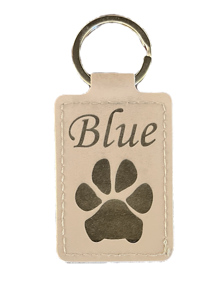 Personalized Leather Keychain