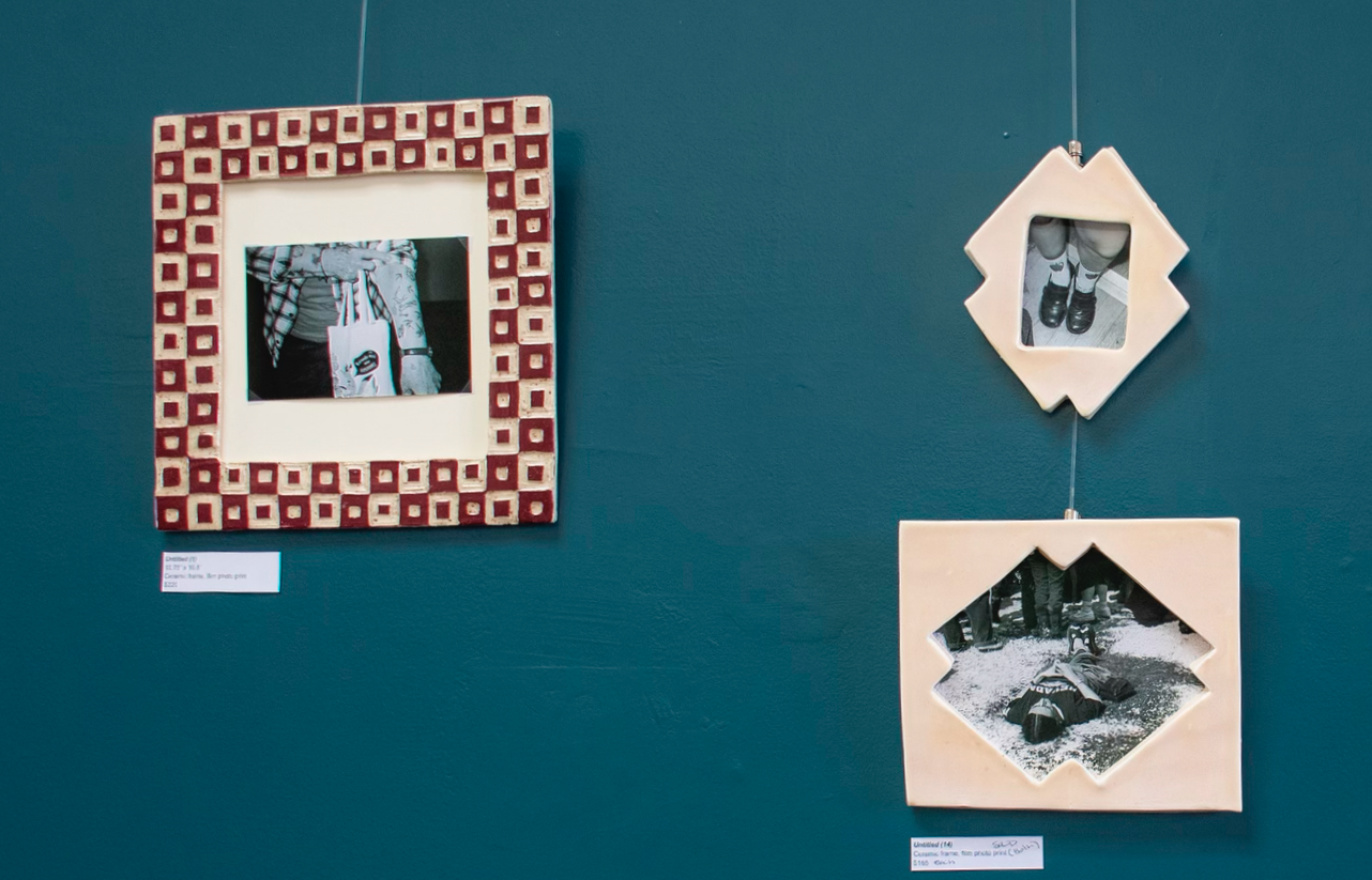 maroon square frame and inset pink frames 1 + 2