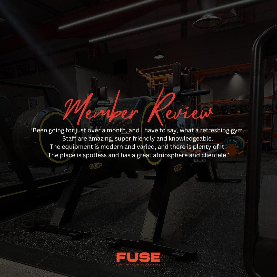 Take a look at one of our recent Google Reviews! 

'Been going for just over a month, and I have to say, what a refreshing gym. 

Staff are amazing, super friendly and knowledgeable. The equipment is modern and varied, and there is plenty of it. 

Th