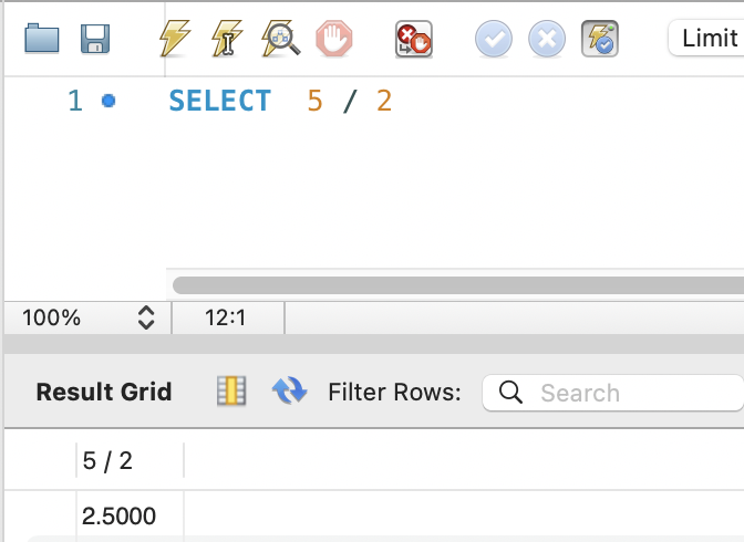 DIVISION Operator - SQL — Data Trail Mix