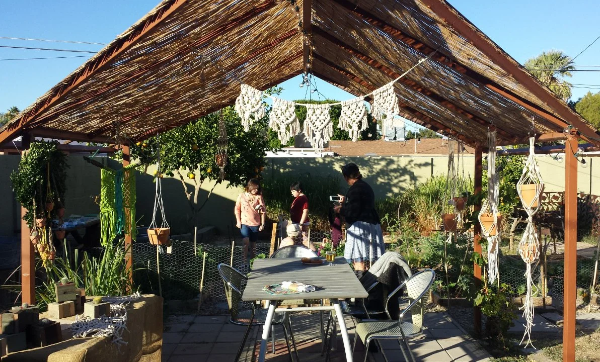 Mojave Macrame at Tea With Iris 2016 Open Studio and Holiday Bazaar
