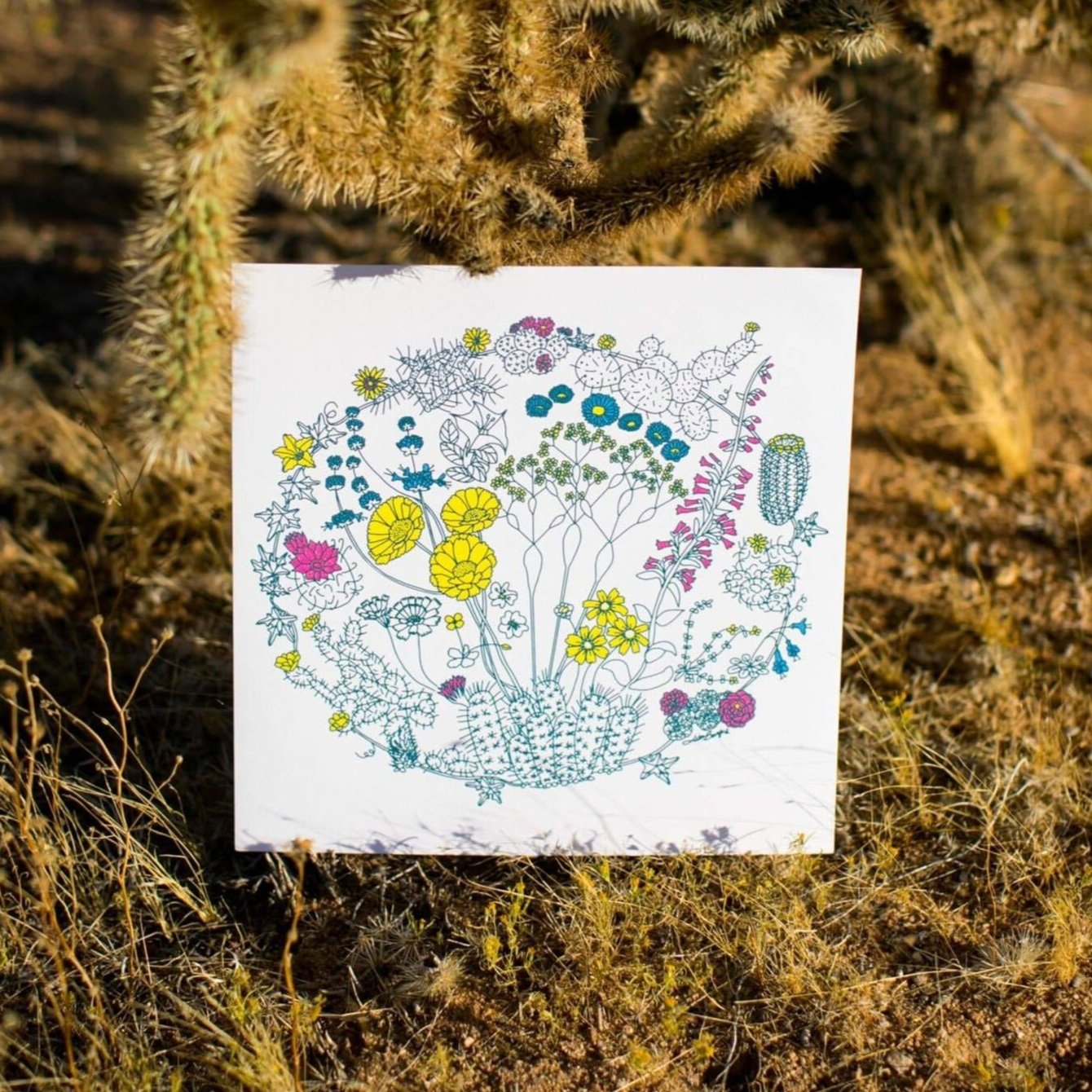 Flowers in the Wild Print