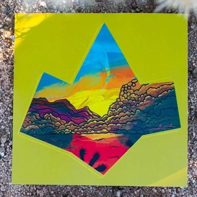 Monzogranite Sunrise Print