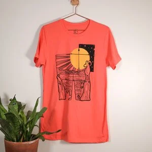 Safe Travels Desert T-shirt - Coral