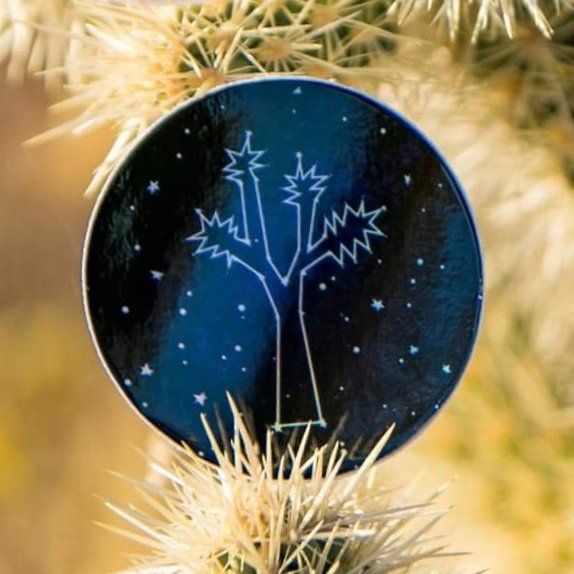 Joshua Tree Constellation Holographic Sticker
