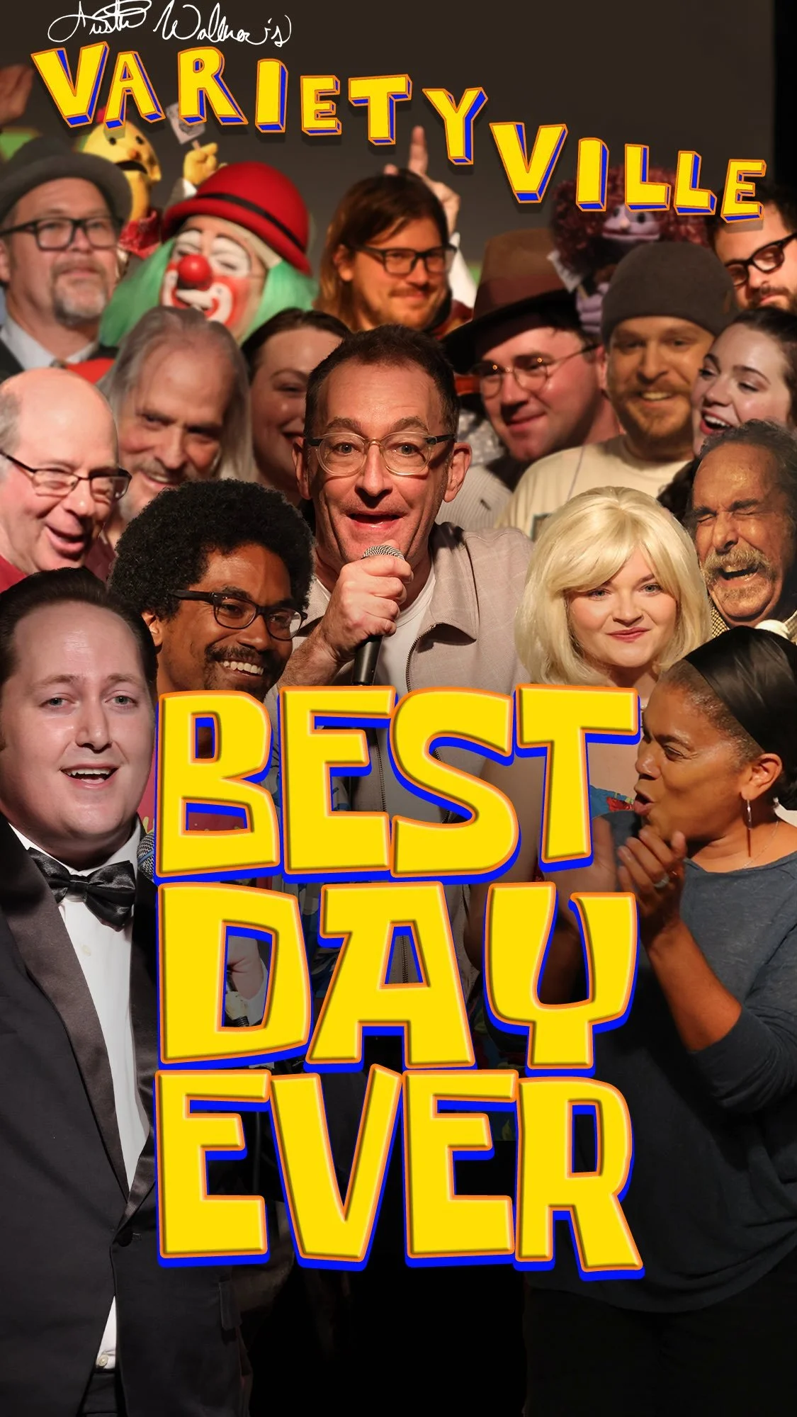 On the Best Day Ever, we closed out our second year of Varietyville with a surprise singalong featuring one of our heroes, the voice of SpongeBob himself, Tom Kenny! We couldn’t dream of a more magical way to wrap up this season.
Catch us in Y