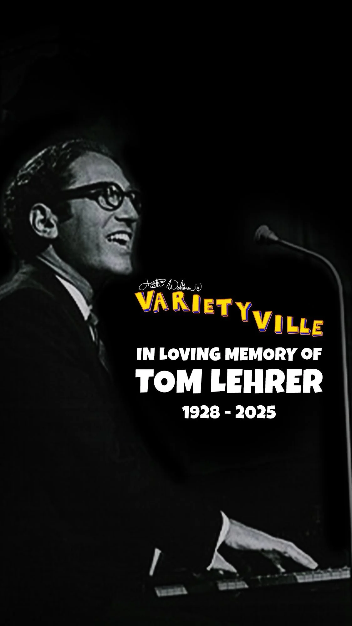 When we invited Pope Leo to perform Tom Lehrer’s “The Vatican Rag” at our most recent show, we had no idea we’d lose the genius who wrote it just a few weeks later! If you’re not familiar with his work, take time today t