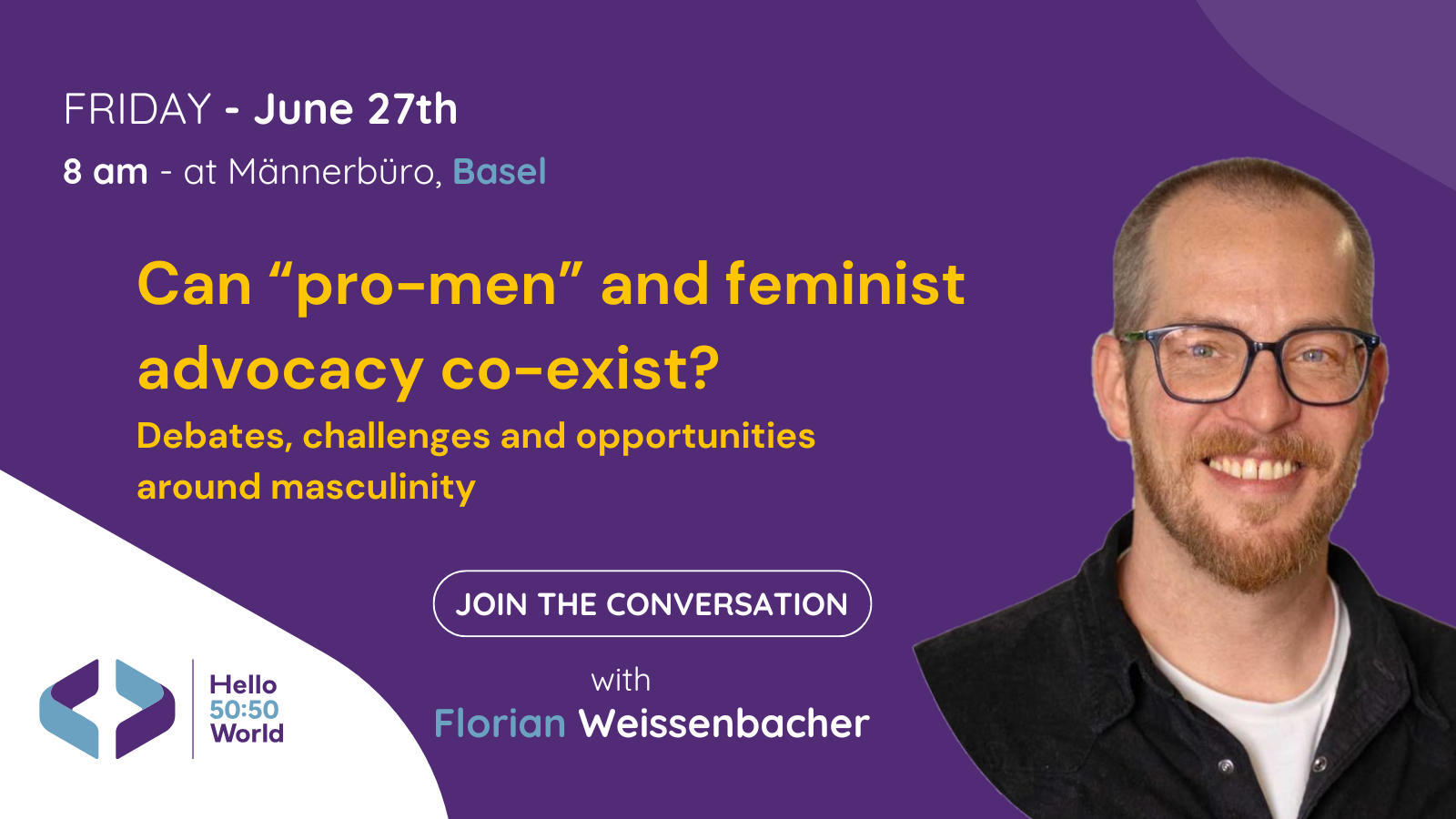 Hello 50:50 World in Basel: Can "pro-men" and feminist advocacies coexist?