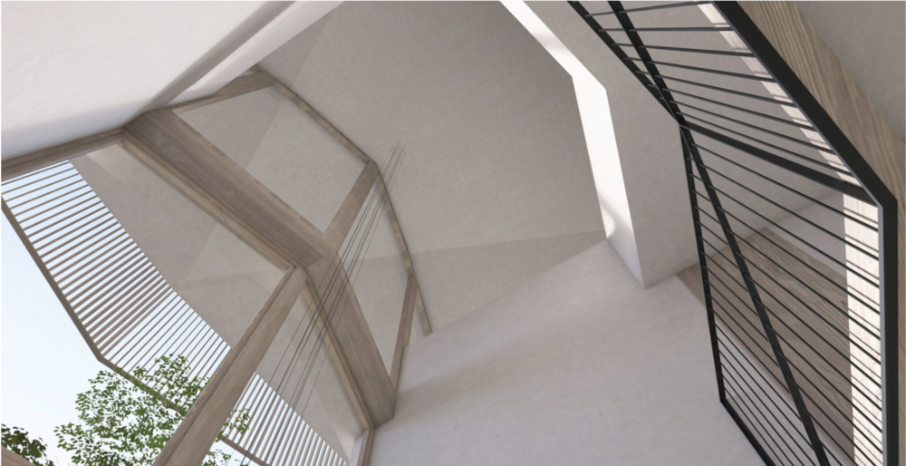 Inside of Ekkist Arictect's building