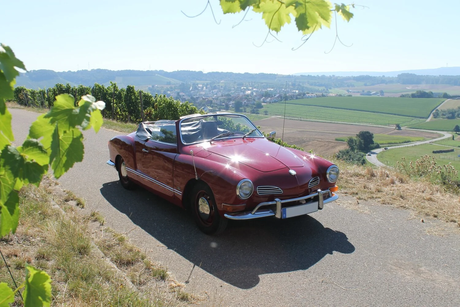 Californian Classics car in the East Sussex countryside