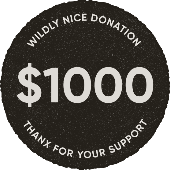 Charity Donation Sticker