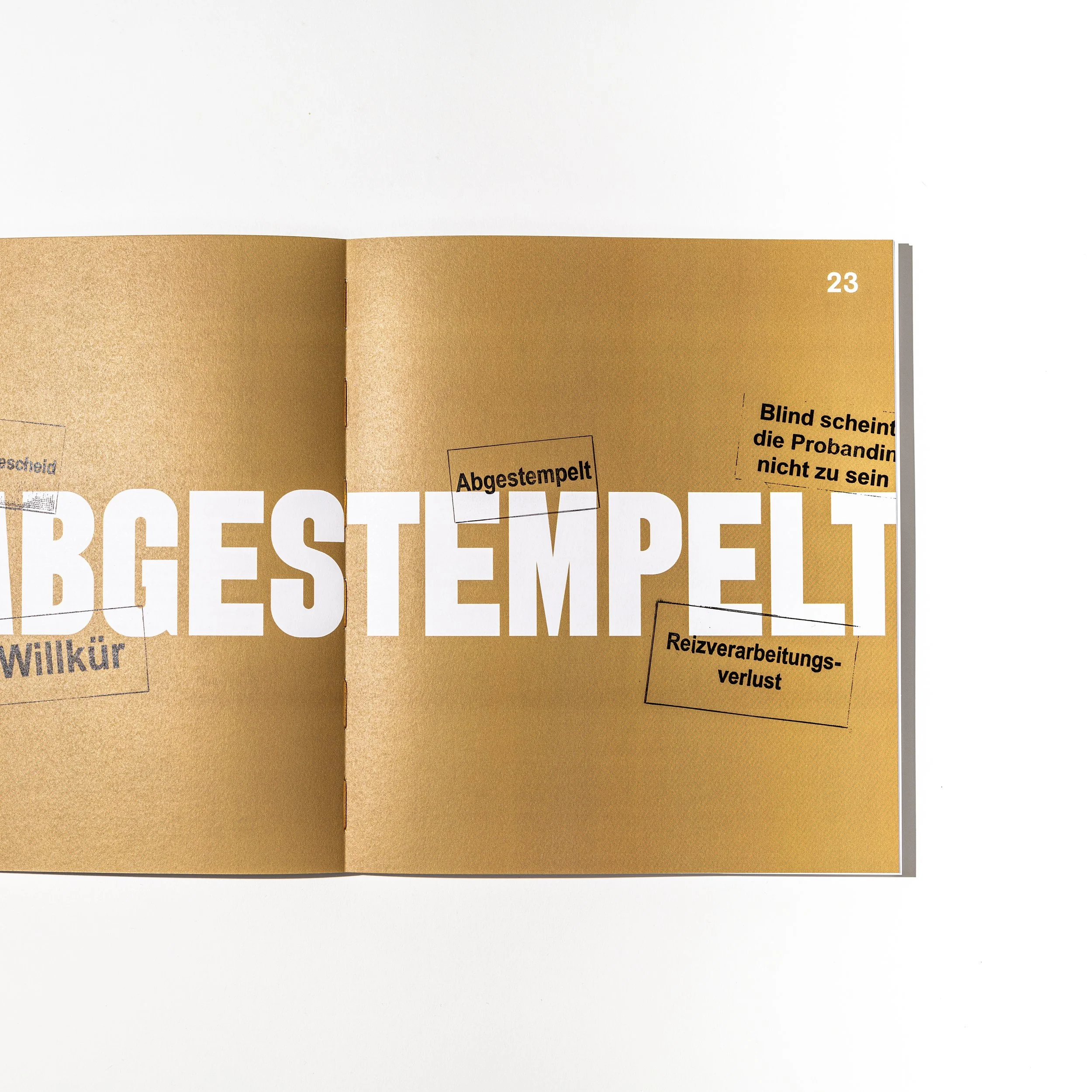 Marla Bloch Ausstellungskatalog Abfestempelt