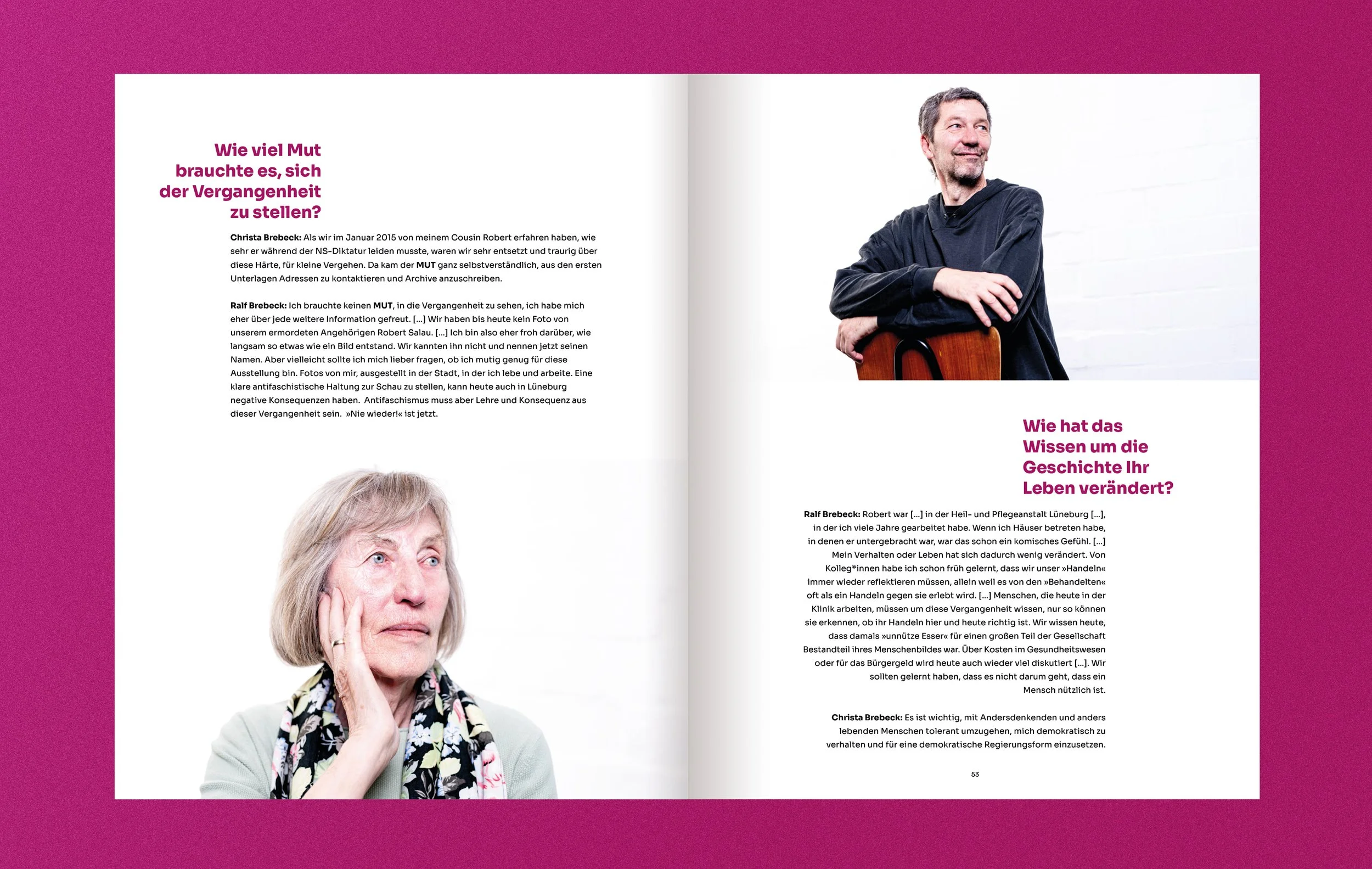 Mutig erinnern - Christa & Ralf Editorial