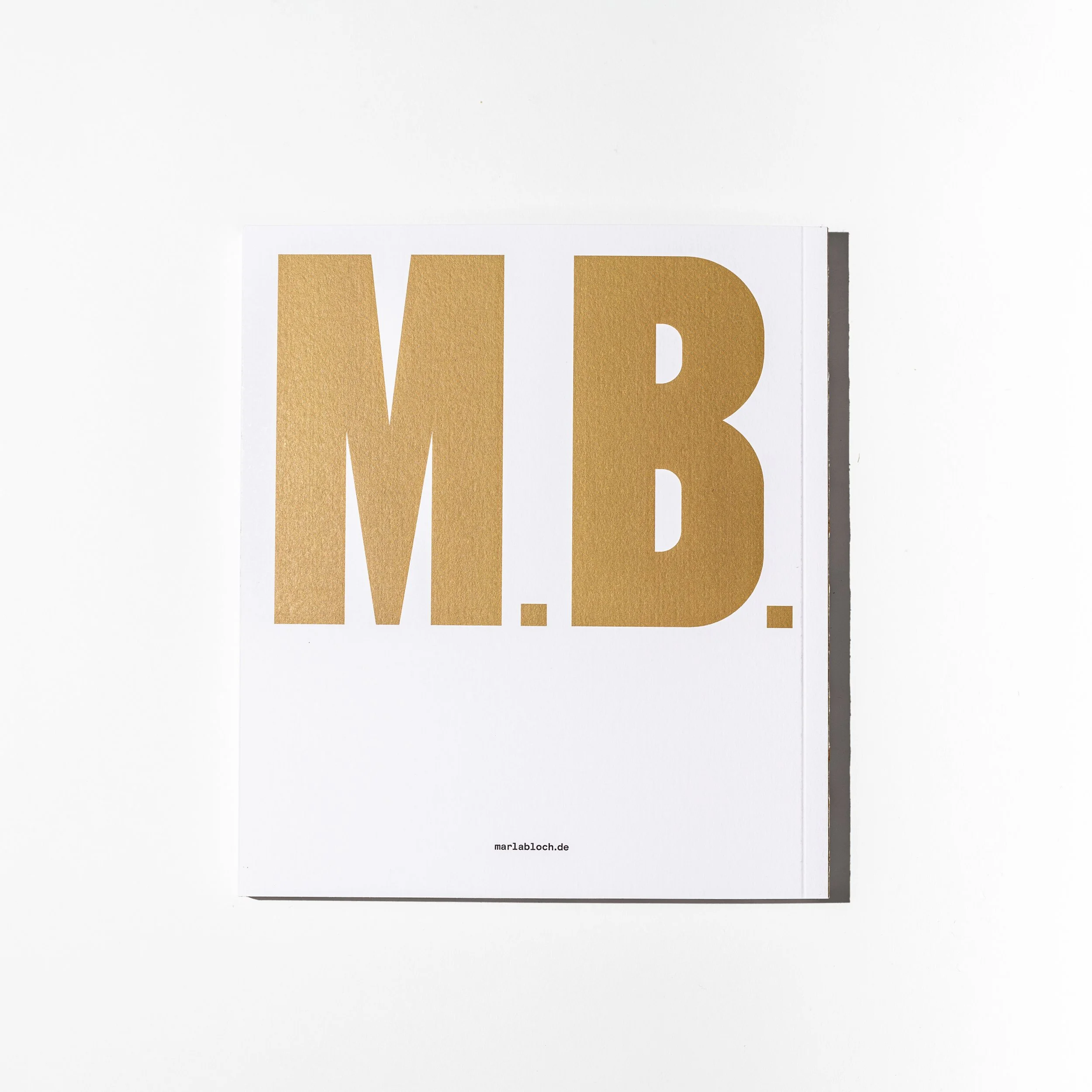 Marla Bloch Ausstellungskatalog Rückseite