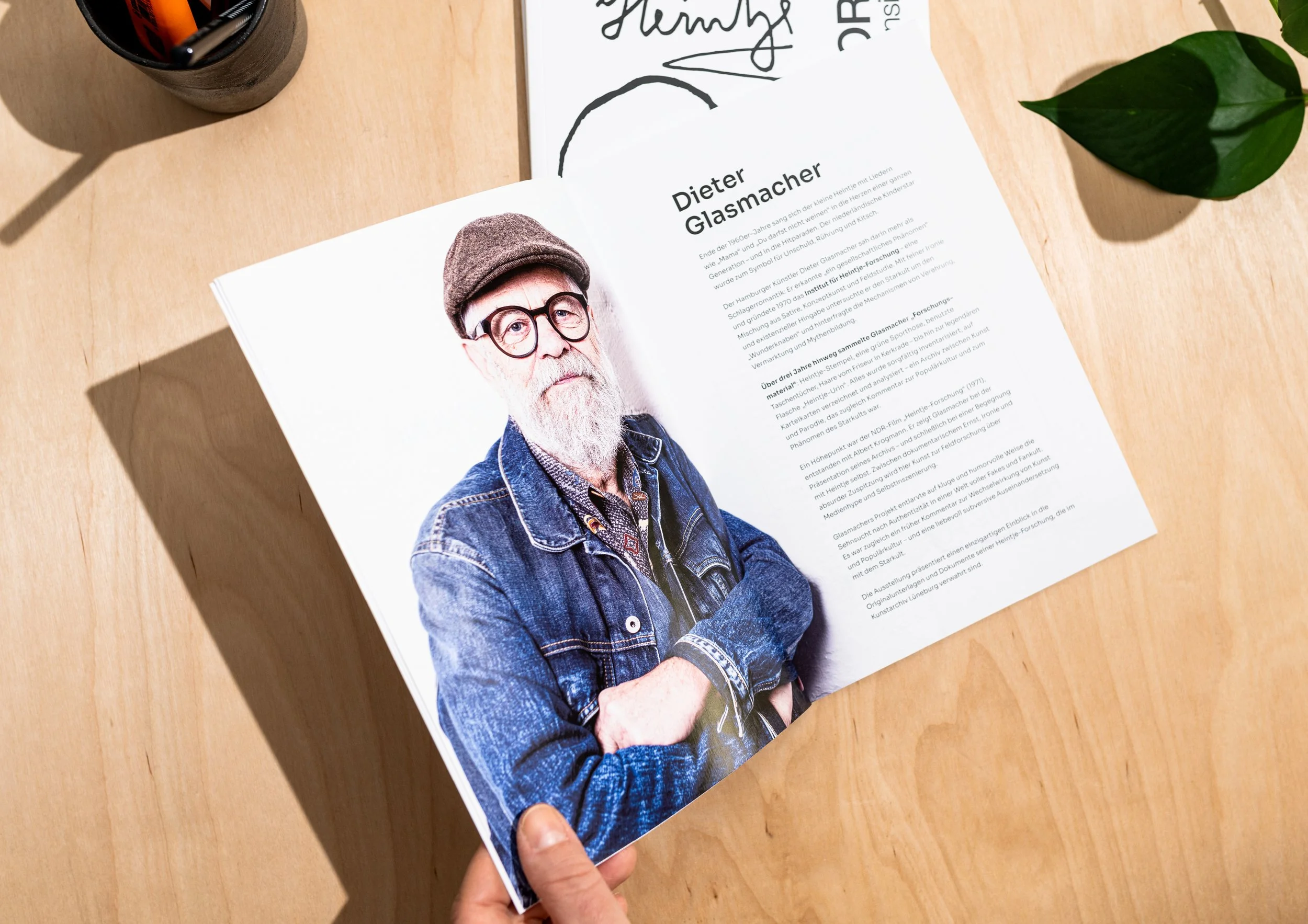 Dieter Glasmacher Katalog "Heintje-Forschung - Versuch einer Spurensicherung" - Portrait